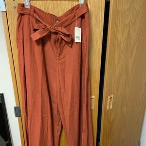 Terracotta Palazzo Pants